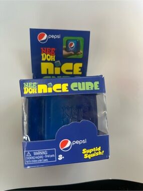 Pepsi Blue NeeDoh Nice Cube Stress Toy